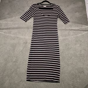 Bar III Striped Dress Size M